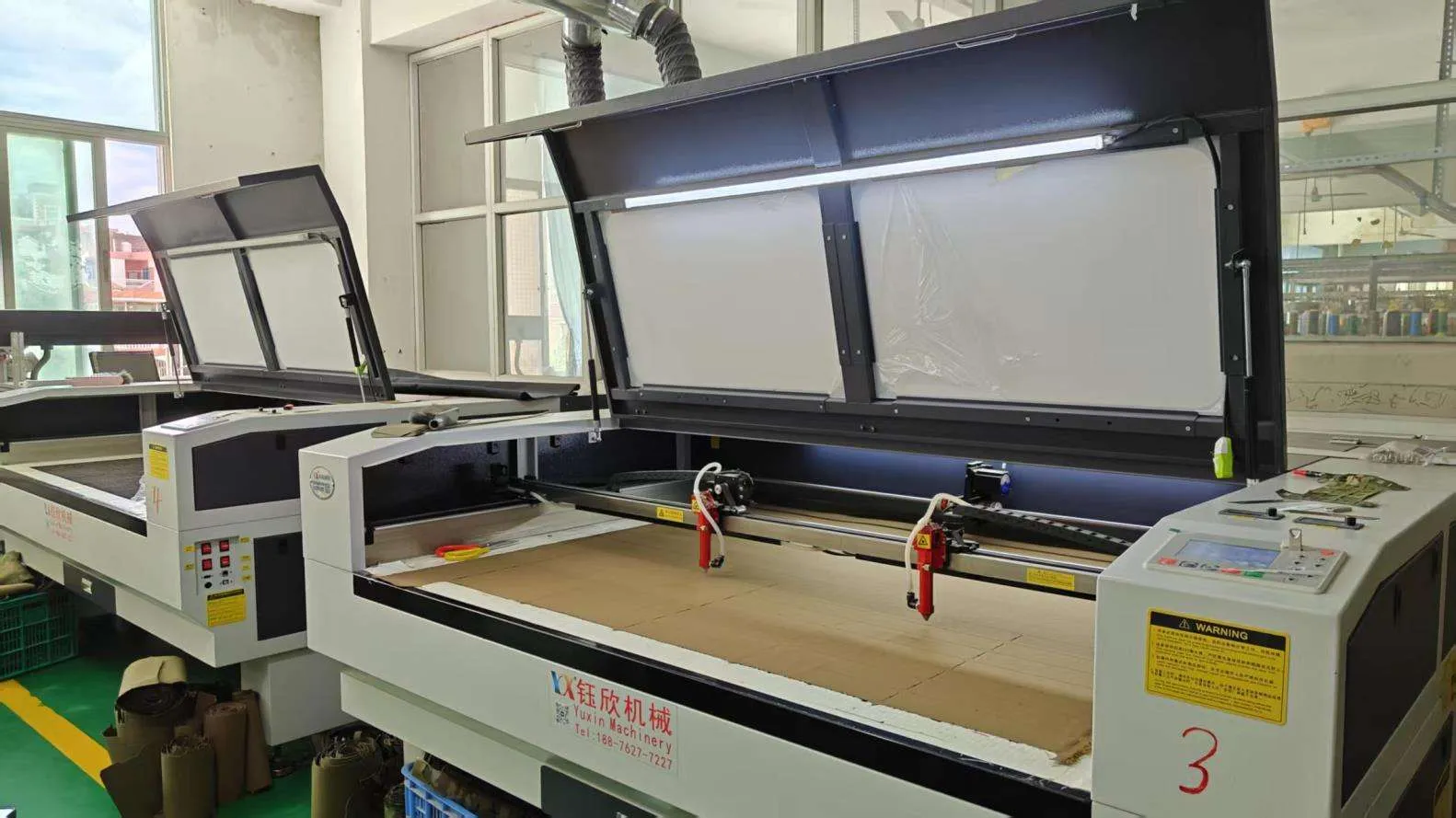 Quality control inspection station for tactical gear and security equipment at VegaTactical factory