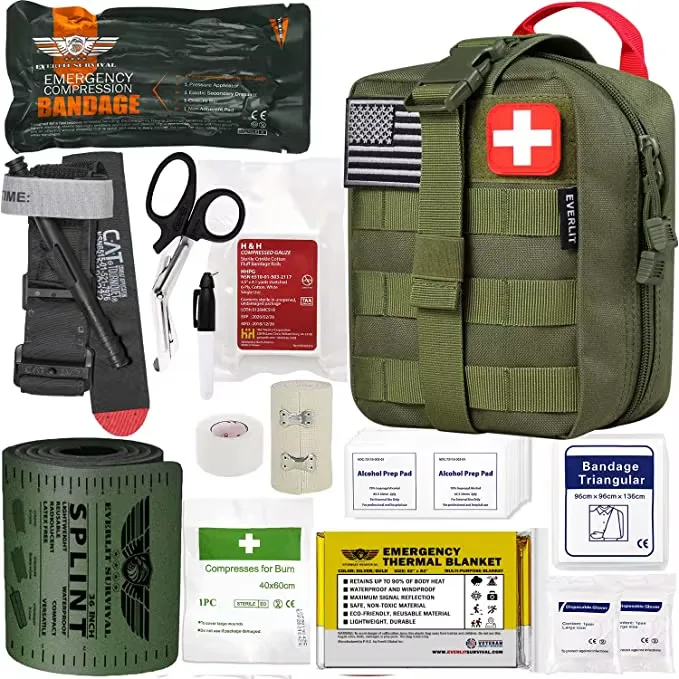 MOLLE Emergency IFAK EDC Kit Pouch (VGS-MI-102) - Tactical gear for security and law enforcement