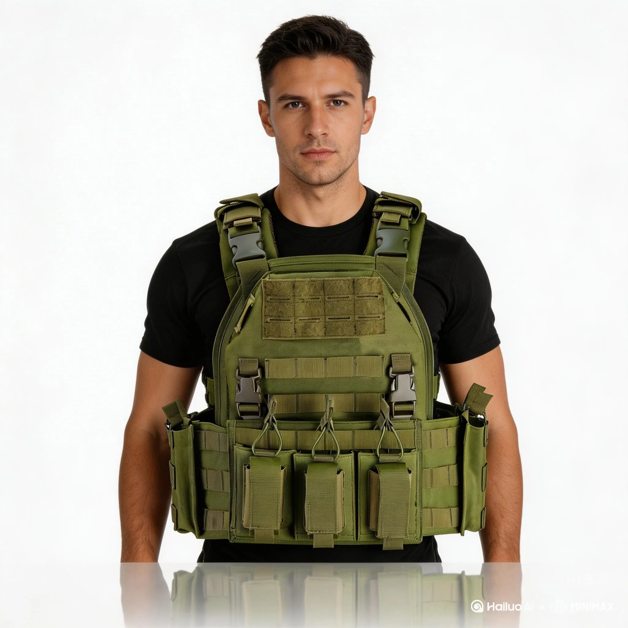 MOLLE Plate Carrier with Quick Release System (VGS-MV-103) - Tactical gear for security and law enforcement